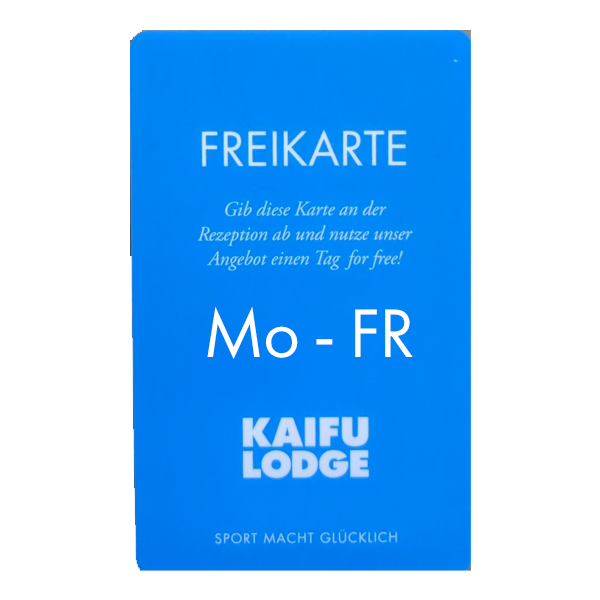 KAIFU-LODGE Tagesticket Mo- Fr